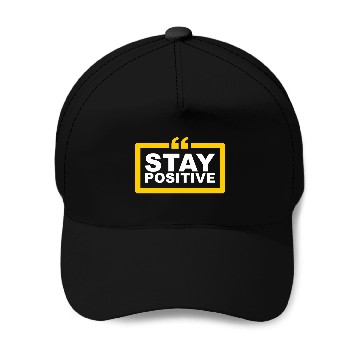 Discover Stay Positive Baseball Caps