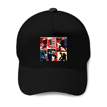 Discover Memorial Day 6 Baseball Caps