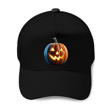 Discover Jack o Lantern Pumpkin Baseball Caps