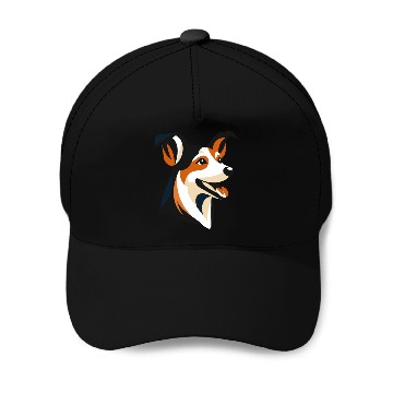 Discover Border Collie Illustration for Dog Lovers Baseball Caps