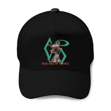 Discover Dog Dad by Choice Baseball Caps