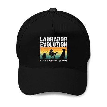 Discover Labrador EVOLUTION Labrador Lovers Funny Baseball Caps