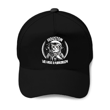 Discover Cat Astronaut Astronomy Solar System Outer Baseball Caps