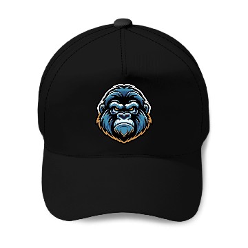 Discover Mascot Gorilla Head Baseball Caps