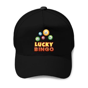 Discover Lucky bingo Baseball Caps