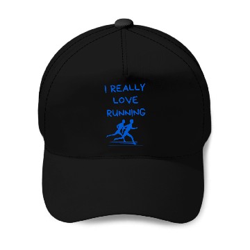 Discover I Really Love Running Baseball Caps