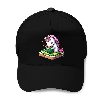 Discover Unicorn's Avocado Toast Baseball Caps