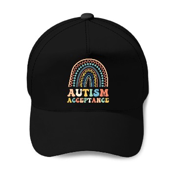 Discover Acceptance Special Education Teacher Funny Baseball Caps