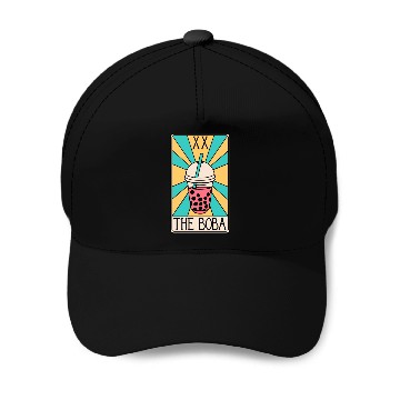 Discover Boba Tarot Card - Bubble Tea Baseball Caps