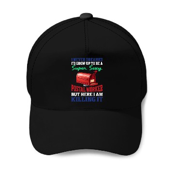 Discover Postal Worker Quote Baseball Caps