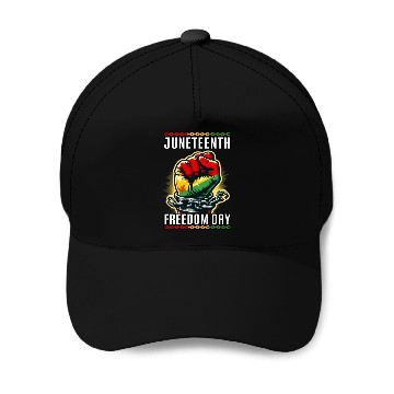 Discover Juneteenth breaking chains, embracing freedom Baseball Caps