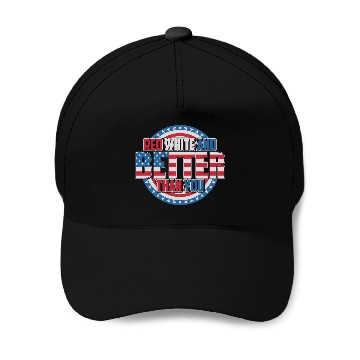 Discover Red White & Better Baseball Caps