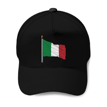 Discover italy flag Baseball Caps