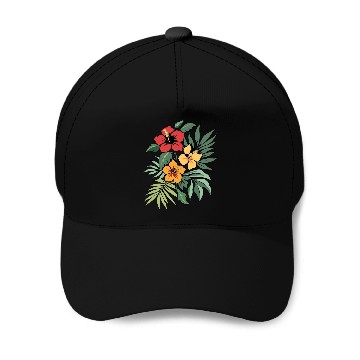 Discover Hibiscus Baseball Caps