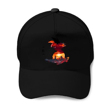 Discover Manga Hero Sunset Silhouette Baseball Caps