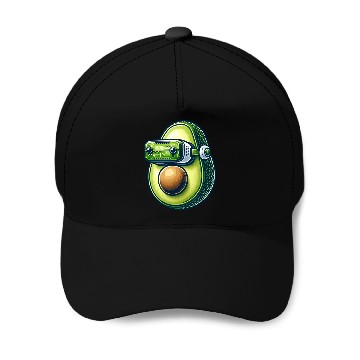 Discover Avocado VR Gamer Virtual Reality Baseball Caps