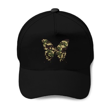 Discover Natural Camouflage Butterfly Baseball Caps