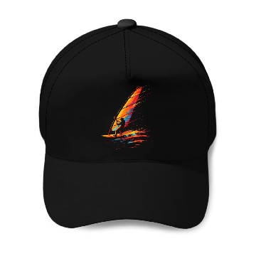 Discover Windsurfing 90s Look Baseball Caps