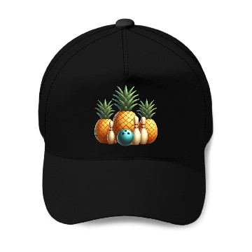 Discover Bowling pineapple  - bowling holidays Baseball Caps