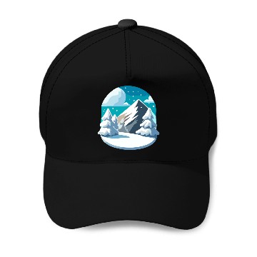 Discover Winter Wonderland Baseball Caps