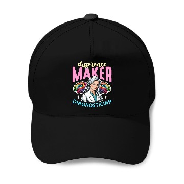 Discover School Psych Difference Maker School Counselor Baseball Caps