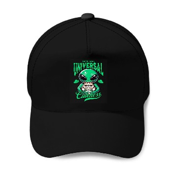 Discover Intergalactic Cat and extraterrestrial Alien Baseball Caps
