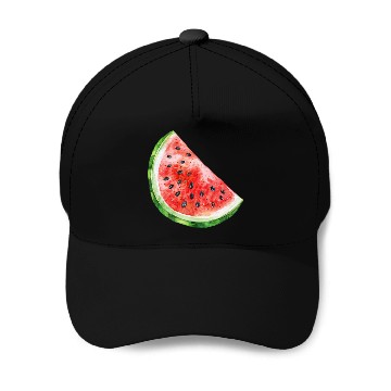Discover Watermelon Clipart - Fresh Summer Fruit Designs, Baseball Caps