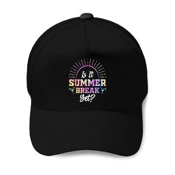 Discover Summer Break Teacher appreciation Baseball Caps