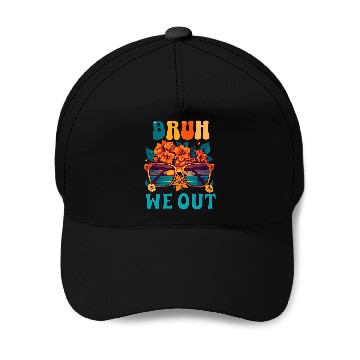 Discover Bruh Out Teachers End School Baseball Caps