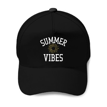 Discover Summer Vibes Vacation Baseball Caps
