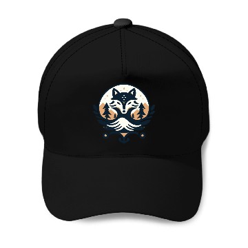 Discover the beautiful forest fox Baseball Caps