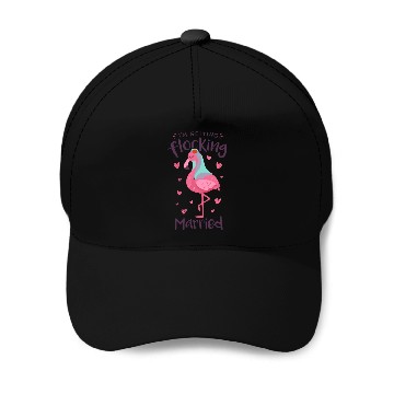 Discover Flamingo Bride Flocking Married Matching Baseball Caps