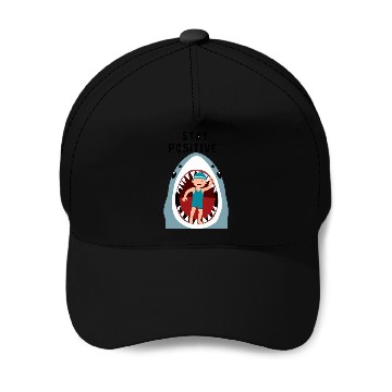 Discover Stay positive Baseball Caps