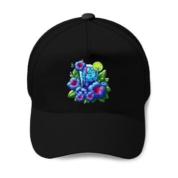 Discover Blue hibiscus tea Baseball Caps