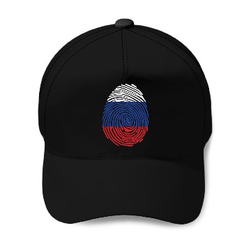 Discover Russian fingerprint flag Baseball Caps