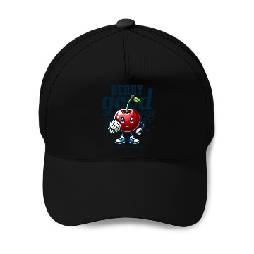 Discover Berry Good at Volleyball - Cherry Character Design Baseball Caps