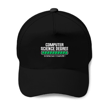 Discover computer science degree Baseball Caps