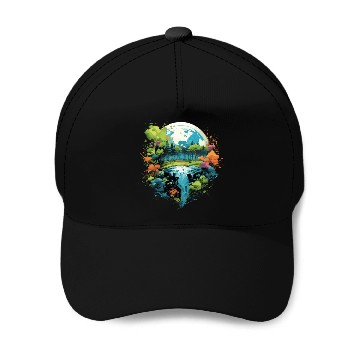 Discover Respect Your Mother Earth Day Save Our Planet Baseball Caps