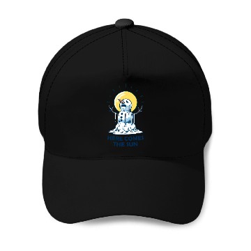 Discover Here Comes The Sun Snowman Baseball Caps