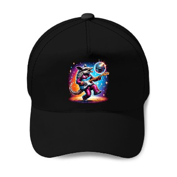 Discover Disco Ball Guitar Armadillo Baseball Caps