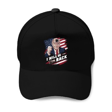 Discover i will be back trump Baseball Caps