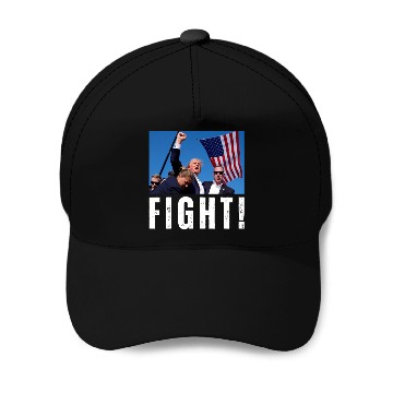 Discover Fight Trump Design Baseball Caps
