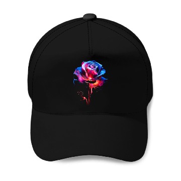 Discover Lover Artwork Graphic Flower Baseball Caps