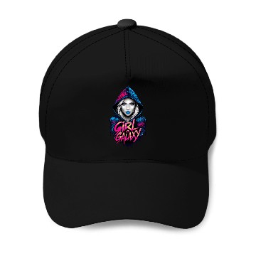 Discover Girl Vs galaxy Baseball Caps