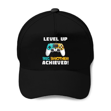 Discover Funny Big Brother Level Up Baseball Caps