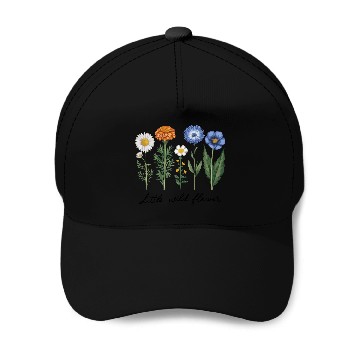Discover Little Wildflower Baseball Caps