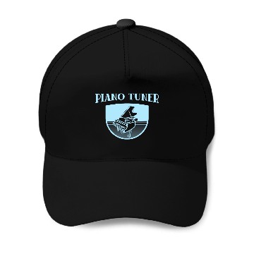 Discover piano tuner Baseball Caps