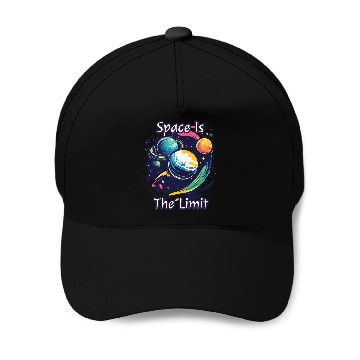 Discover Space Is The Limit Motivational Baseball Caps