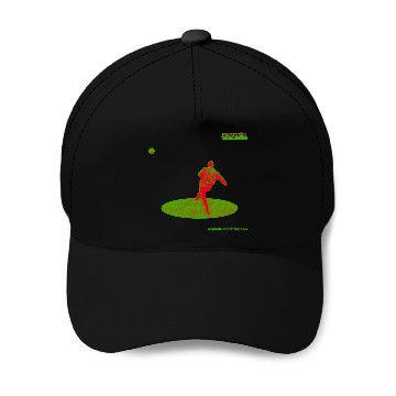 Discover Black Light Green Knuckleball 18 Baseball Caps