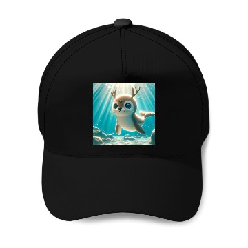 Discover The seal-deer Baseball Caps